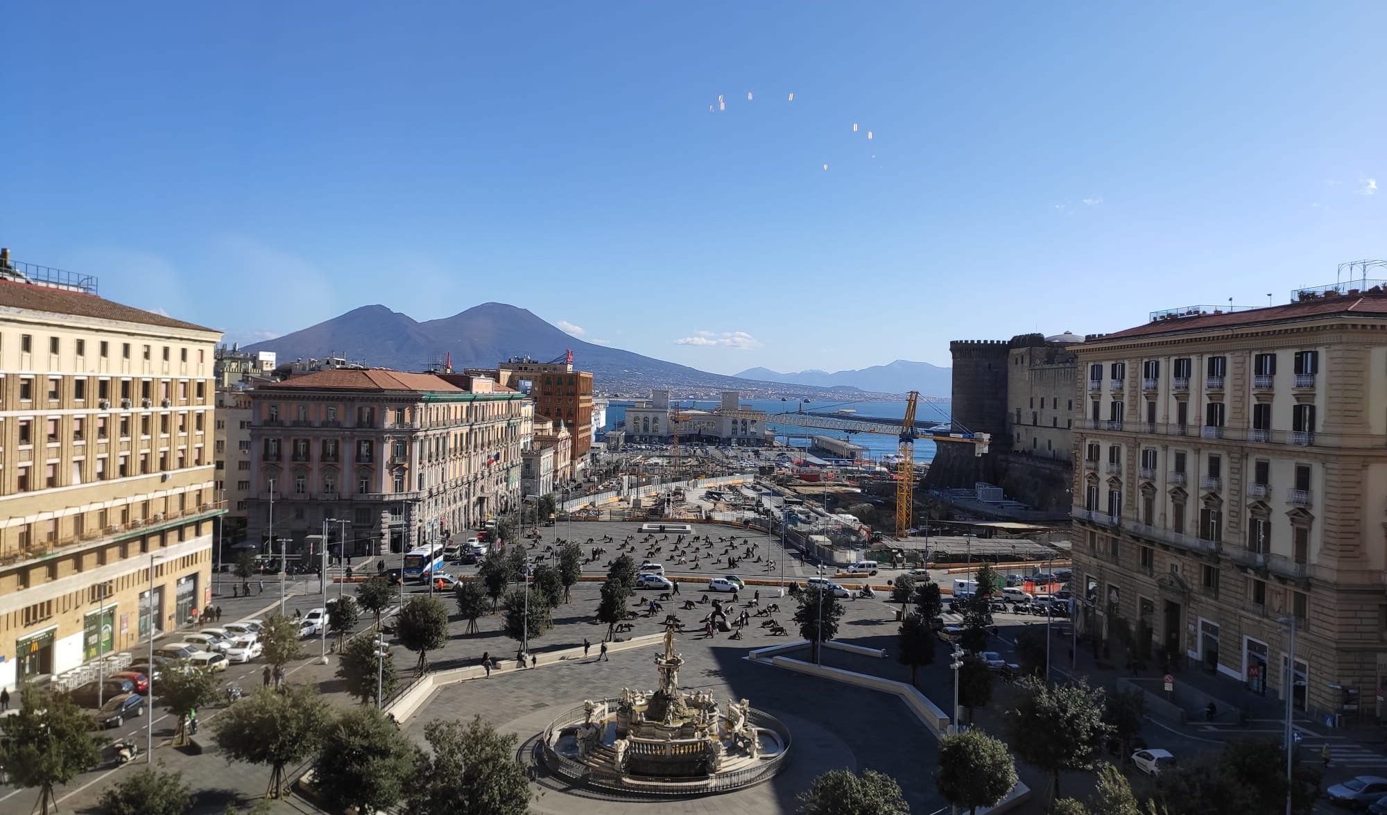 vues panoramiques de Naples
