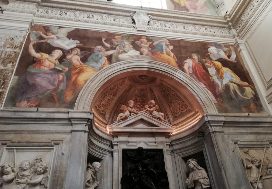 artistes dans les églises de Rome