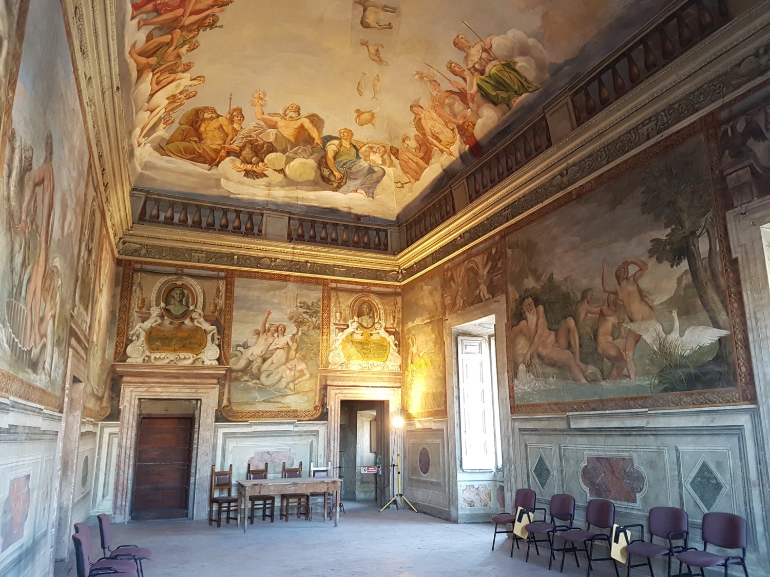 Bassano Romano visite du palais Giustuniani